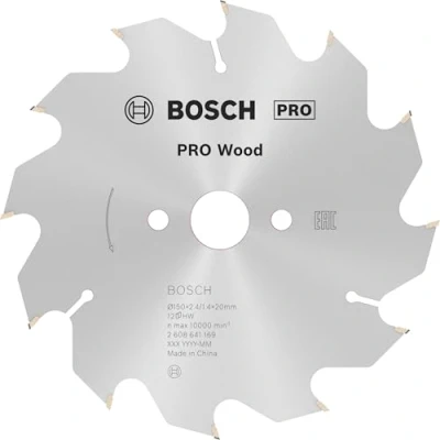 Imagen de Bosch Professional 2 608 641 169 Hoja de sierra circular Optiline Wood 150 x 20/16 2,4 mm, 12 (pack 1)