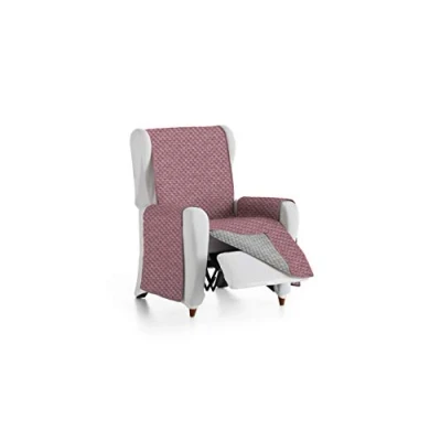 Imagen de Eysa Mist Funda, Poliéster, C/8 Burdeos Gris, 1 Plaza 55cm. Válido para sofá Desde 60 a 110 cm