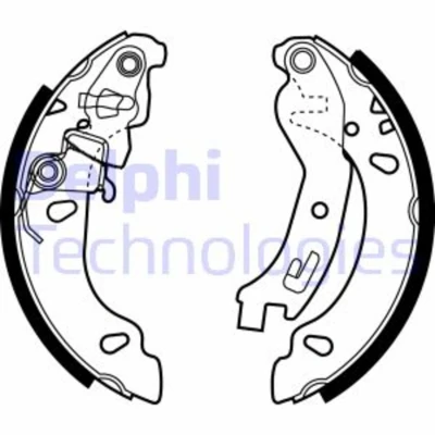 Imagen de Juego de zapatas freno DELPHI LS1970