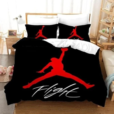 Imagen de ZGRTZH Funda Nordica Cama 180 Baloncesto Microfibra Juego de Edredon Fundas Nordicas 260x240 cm y 2 Almohada 50x80