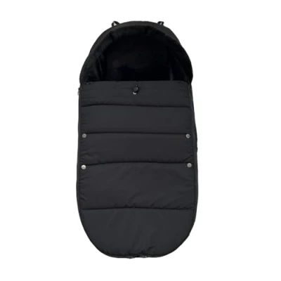 Imagen de Brogtorl Cochecito Accesorios Alfombra de Pie Invierno Compatible con Bugaboo Butterfly, Saco Caliente para Bee, Tela Resistente a la Lluvia (Negro)