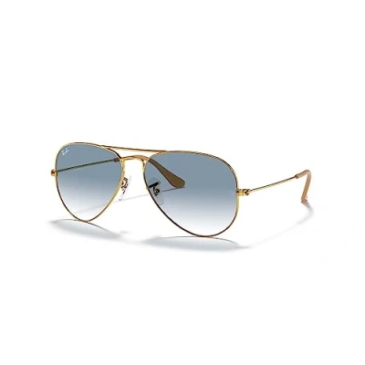Imagen de Ray Ban Occhiali DA SOLE Rayban Aviator Large Metal RB3025 112/4L Gafas de sol goldcoloured, Talla: 55, Gold coloured