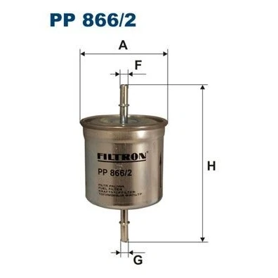 Imagen de FILTRON PP 866/2 Filtro Combustible de tubería 8 VOLVO: S60 I, XC90 S40 I