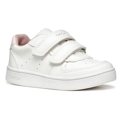 Imagen de Geox B ECLYPER Girl A, Zapatillas Bebé Niñas, White/Lt Pink, 20 EU