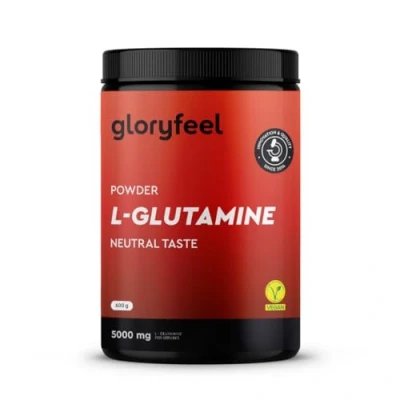 Imagen de L Glutamina en Polvo 600g 120 Tomas Pura Sin sabor y ultrafina 100% Micronizada Altamente dosificado Vegano, Gluten, ni Aditivos Probada laboratorio