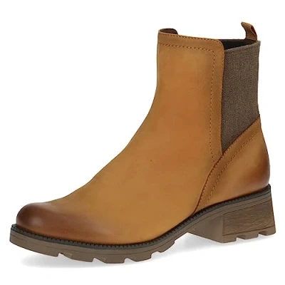Imagen de CAPRICE 9 25227 41, Bota a la altura de pantorrilla para Mujer, Amarillo (Curry Nubuc), 40.5 EU