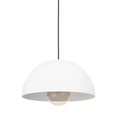 Imagen de Eglo Gaetano lámpara colgante, colgante sobre mesa de comedor, comedor metal en blanco, con casquillo E27, Ø 30 cm