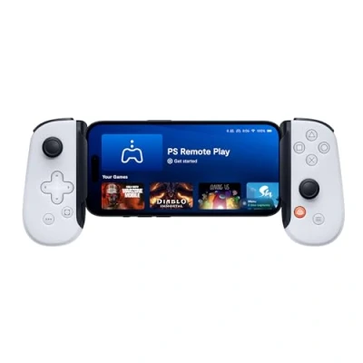 Imagen de BACKBONE One Móvil Mando de juego para Android y iPhone 15/16 Series (USB C) PlayStation Edition 2nd Gen Convierte tu teléfono en una consola juegos Juega Xbox, PlayStation, Roblox más