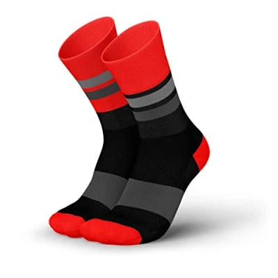 Imagen de INCYLENCE Tracks Calcetines deportivos largos Ligeros, funcionales y transpirables Con protección antiampollas Ideales para correr negro Tallas 35 38