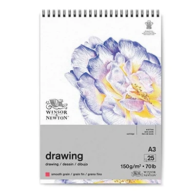 Imagen de Winsor &amp; Newton papel de dibujo, Blanco Natural, DIN A3