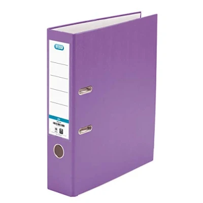 Imagen de Archivador de palanca elba carton forrado pvc con rado top folio lomo 80 mm violeta