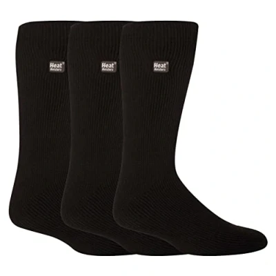 Imagen de HEAT HOLDERS Calcetines térmicos para hombre, talla UE 39 45, negros, 3 pares, Schwarz, Large