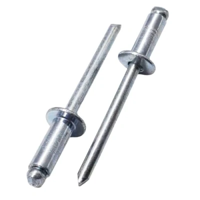 Imagen de SKIR&#039;CO remaches ciegos de acero chapado en zinc 5,0 x 12 mm, mandril acero, pop, cabeza cúpula, DIN 7337
