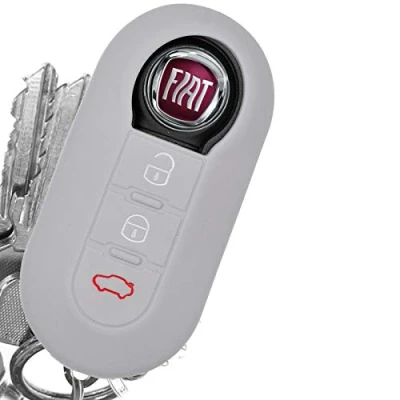 Imagen de Key Soft Case Cover Funda Protectora para Llave Gris Coche Fiat Ducato 500 Punto Peugeot Boxer Citroen Jumper