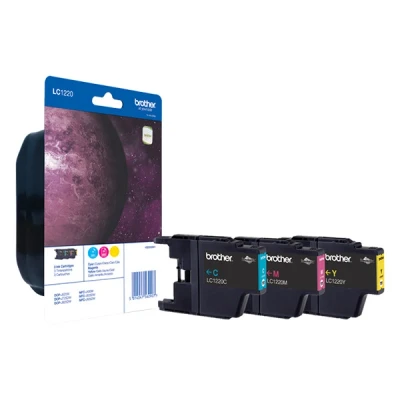 Imagen de Cartucho De Tinta Brother Lc 1220rbwbp