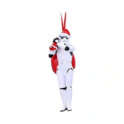 Imagen de Nemesis Now Figura de Papá Noel Stormtrooper para Colgar, 13 cm, Blanco (B5778U1)