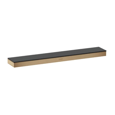 Imagen de hansgrohe Rainfinity, repisa ducha, estantería ducha 50cm, accesorios baño, bronce cepillado