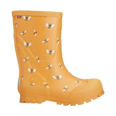 Imagen de Viking Jolly Print Unisex Botas de agua para niños, Talla: 34, Yellow/black Zapatos