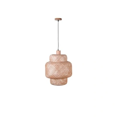 Imagen de BEL AIR HOME Lámpara Colgante Material Natural 1XE 27 (BOMBILLA NO INCLUIDA) Altura Regulable (BORA GRANDE)