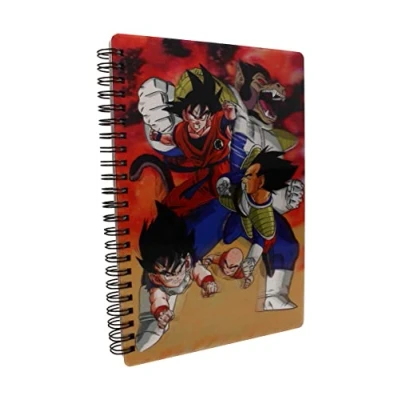 Imagen de REDSTRING Libreta 3D Dragon Ball Z Goku Vs Vegeta, Multicolor (RS531137)