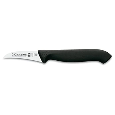 Imagen de 3 Claveles Proflex Cuchillo Mondador 6 cm, Acero Inoxidable, Negro