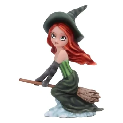 Imagen de Nemesis Now Willow Witch Figura Decorativa (16 cm), Color Verde, Resina