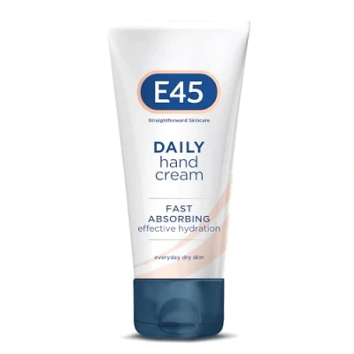 Imagen de E45 Daily Hand Cream 50 ml Crema de manos diaria para muy secas hidratante piel seca y sensible reparación no grasa fórmula absorción rápida