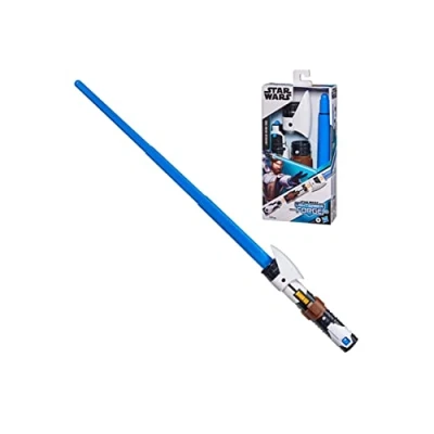 Imagen de Star Wars F1162 Juguete Sable de luz Azul Extensible, OBI WAN Kenobi, Color Multicolor