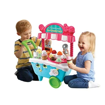 Imagen de Leapfrog 600703 Scoop &amp; Learn Pretend Toddler Toy for Role Play Food and Magic Ice Cream Scooper Scoop/Learn Cart Set, Various