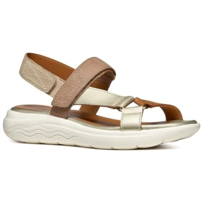 Imagen de Geox D Spherica Ec5w A, Sandalias Deportivas Mujer, Arena Lt Gold, 39 EU