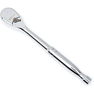Imagen de GearWrench Llave de carraca articulada 1/4 pulgada, pulida, 81011P
