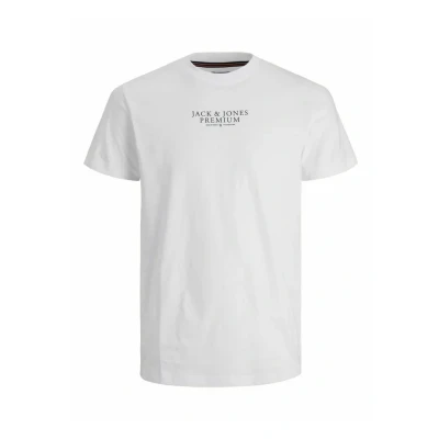 Imagen de Jack &amp; Jones Premium SS CREW NECK NOOS Camiseta estampada, Hombre, Talla: XS, White