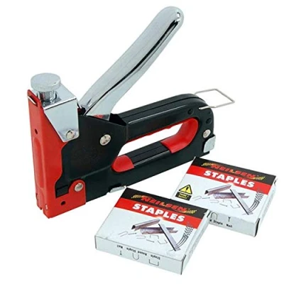 Imagen de Neilsen Tools CT1609 Grapadora para tapicería (madera, color naranja y negro, 1 unidad/S)