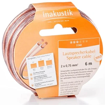 Imagen de Cable De Altavoz Inakustik Star 10 M Cobre