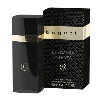 Imagen de bugatti Perfume Mujer Eleganza Intensa EdP 60 ml I Sensual Eau de Parfum para todas las edades y cualquier ocasión Combinación romántica melocotón, frambuesa, lirio del valle vainilla