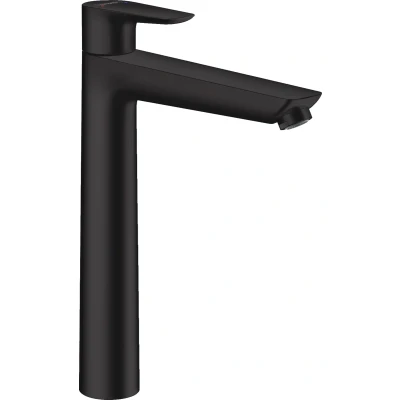 Imagen de Hansgrohe Talis E Grifo monomando de lavabo 240 con vaciador automático, negro mate, 71716670