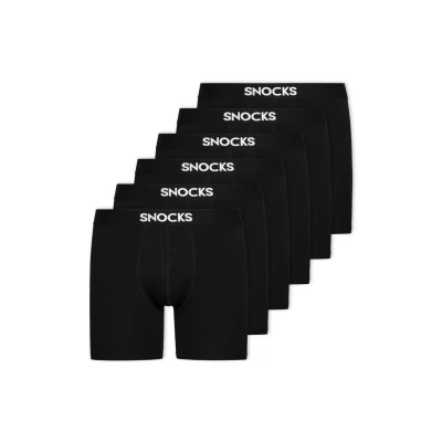 Imagen de Snocks MIT LÄNGEREM 6 PACK Calzoncillos, Hombre, Talla: XXL, Schwarz