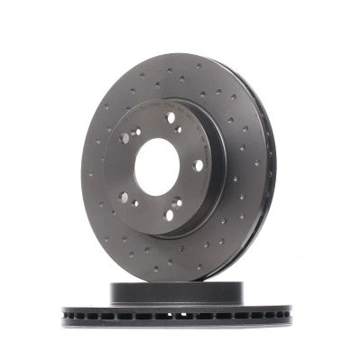 Imagen de BREMBO 09.5457.3X Disco de freno 262 21 5 perforado/ventil. int. revestido altamente carbonizado con tornillos HONDA: CIVIC 7 Hatchback, 8
