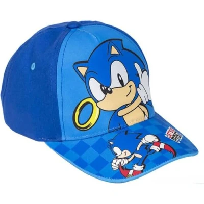 Imagen de CERDÁ LIFE&#039;S LITTLE MOMENTS Gorra Infantil con Visera de Sonic Color Azul Oscuro Cap, Talla única Boy&#039;s