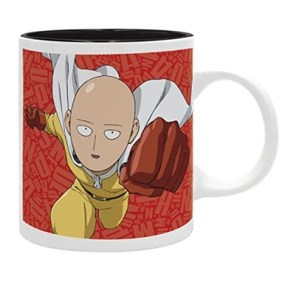 Imagen de ABYSTYLE One Punch Man Taza 320 ml Saitama y héroes de Clase S