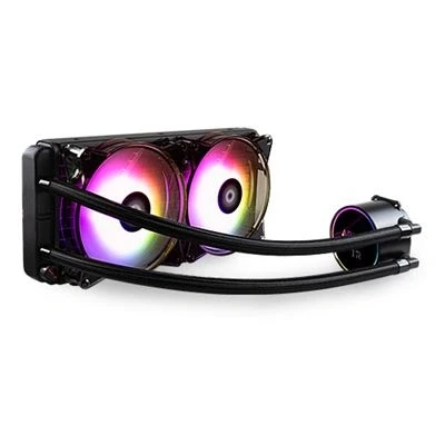 Imagen de ABYSM Gaming Sistema de Refrigeración Líquida para CPU ARTIC 240 ARGB Black, con Ventilador Silencioso 120 mm y Display Temperatura