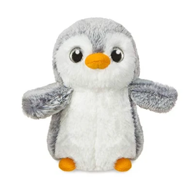 Imagen de Pompom Penguin Aurora, 73749, pingüino Pompon, 6 Pulgadas, Juguete Suave, Gris y Blanco, Multicolor, S World