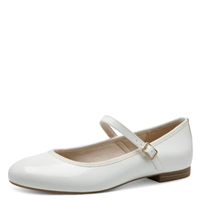 Imagen de MARCO TOZZI Mujer 2 24226 42, Zapatos Tipo Ballet, Blanco, 41 EU