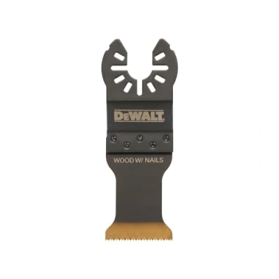 Imagen de DeWalt DT20707 QZ Hoja de Sierra Titanio para Metal 30mm x 43mm Multi Herramienta oscillante, 0 W, V, Multicolor