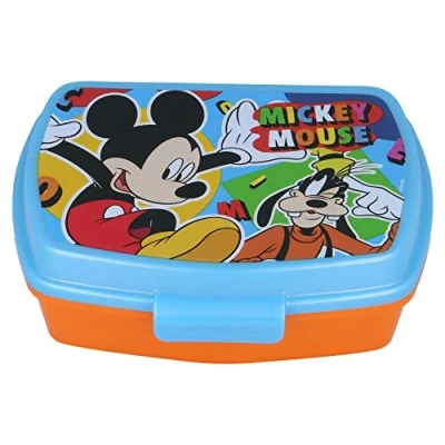 Imagen de Fiambrera rectangular para el almuerzo infantil de Mickey Mouse