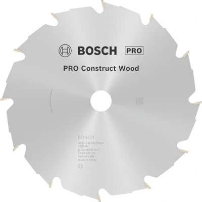 Imagen de Bosch Professional 2 608 641 201 Hoja de sierra circular Construct Wood (190 x 20/16 2,6 mm, 12)