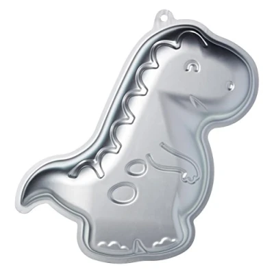 Imagen de Sweetly Does It Molde para Tartas con Forma de Dinosaurio, Aluminio Anodizado, 31,7 x 22,4 5 cm