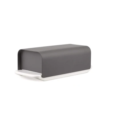 Imagen de Alessi Butter Dish Mattina Dark Grey BG04 DG by Big Game