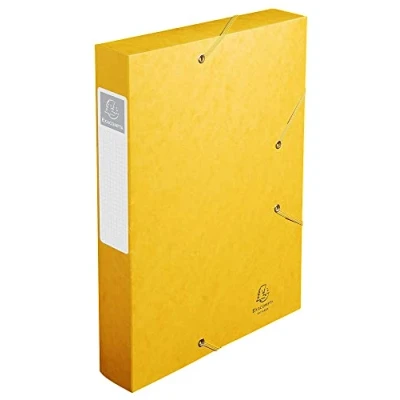 Imagen de Exacompta 16006H Carpeta de Proyecto con Goma, Color Amarillo, 1 Unidad