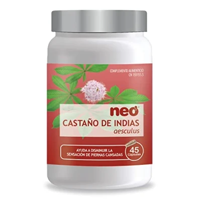 Imagen de NEO Castaño de Indias 45 Cápsulas Para Reducir el Dolor, Hinchazón, Hormigueo o Pesadez en las Piernas A Base Extracto Seco Semillas
